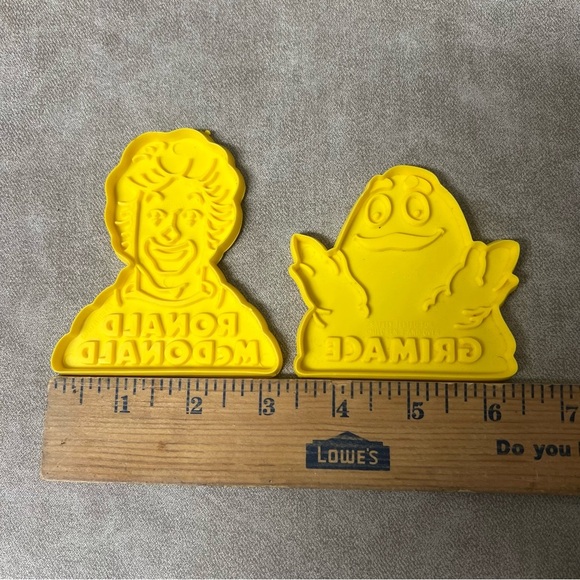 5 Vintage McDonalds Restaurant Cookie Cutters Ronald and Grimace - Picture 3 of 4